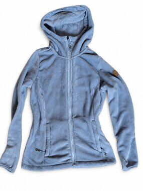 Gerry Pale Blue Hooded Teddy Fleece Jacket